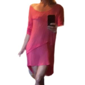New Designer Elegant Pink  Coverup Dress